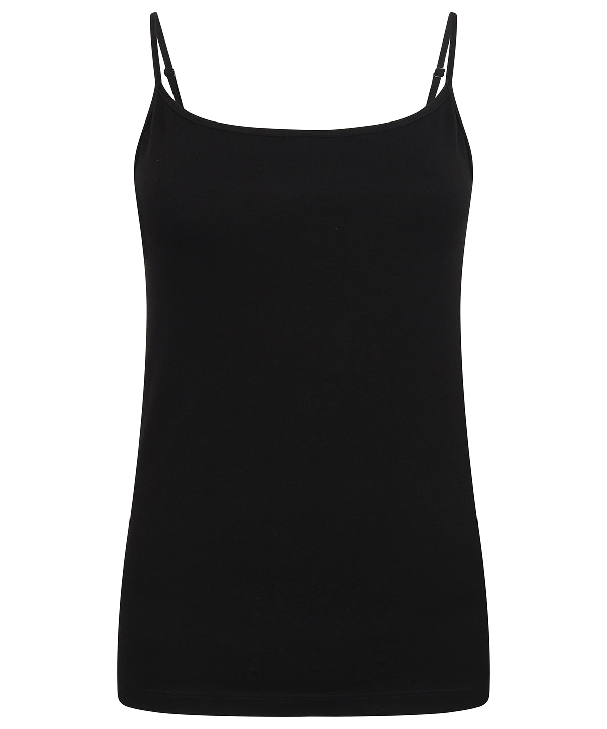 Black - Women's feel-good stretch spaghetti vest