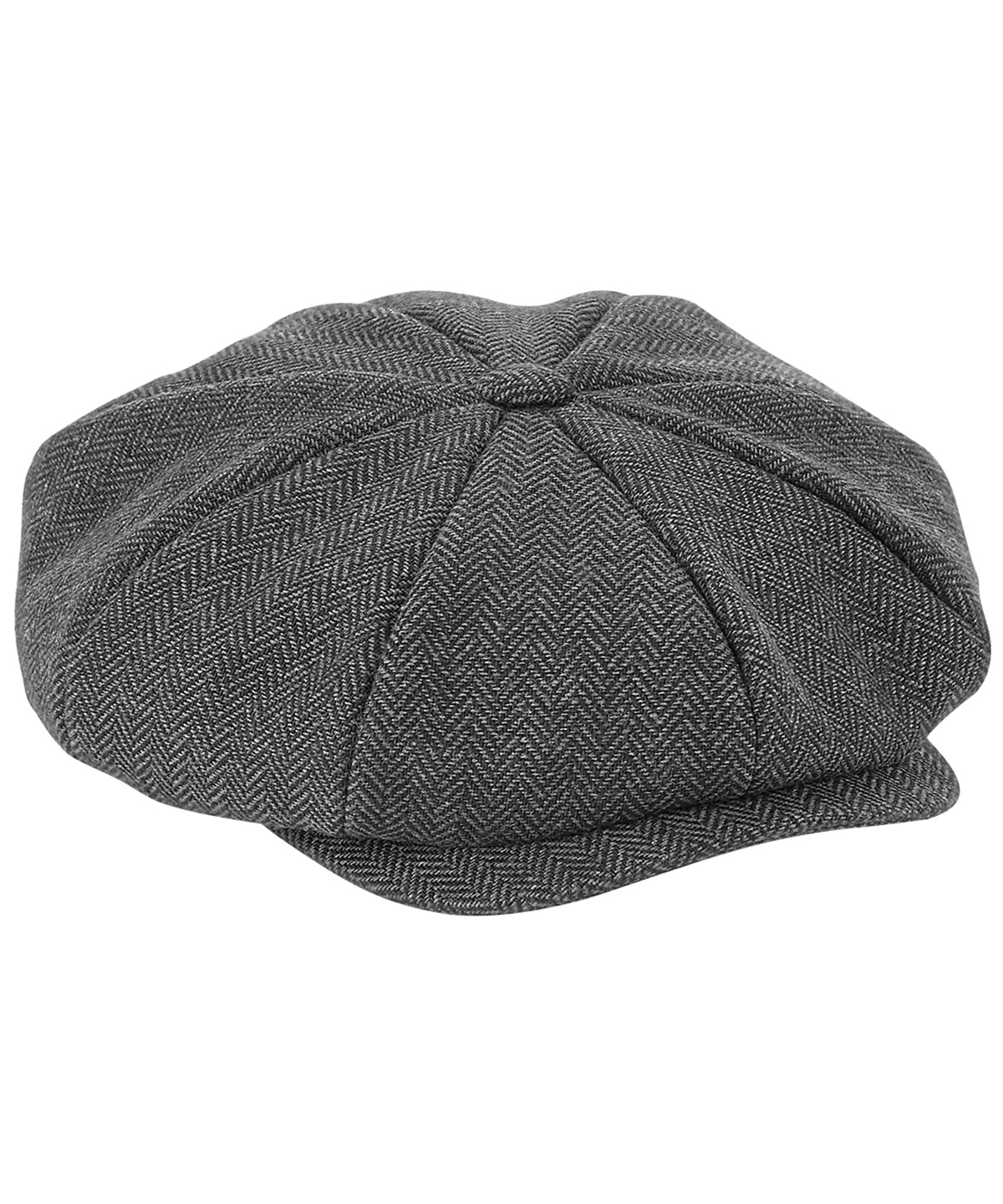 Charcoal Herringbone - Heritage baker boy cap