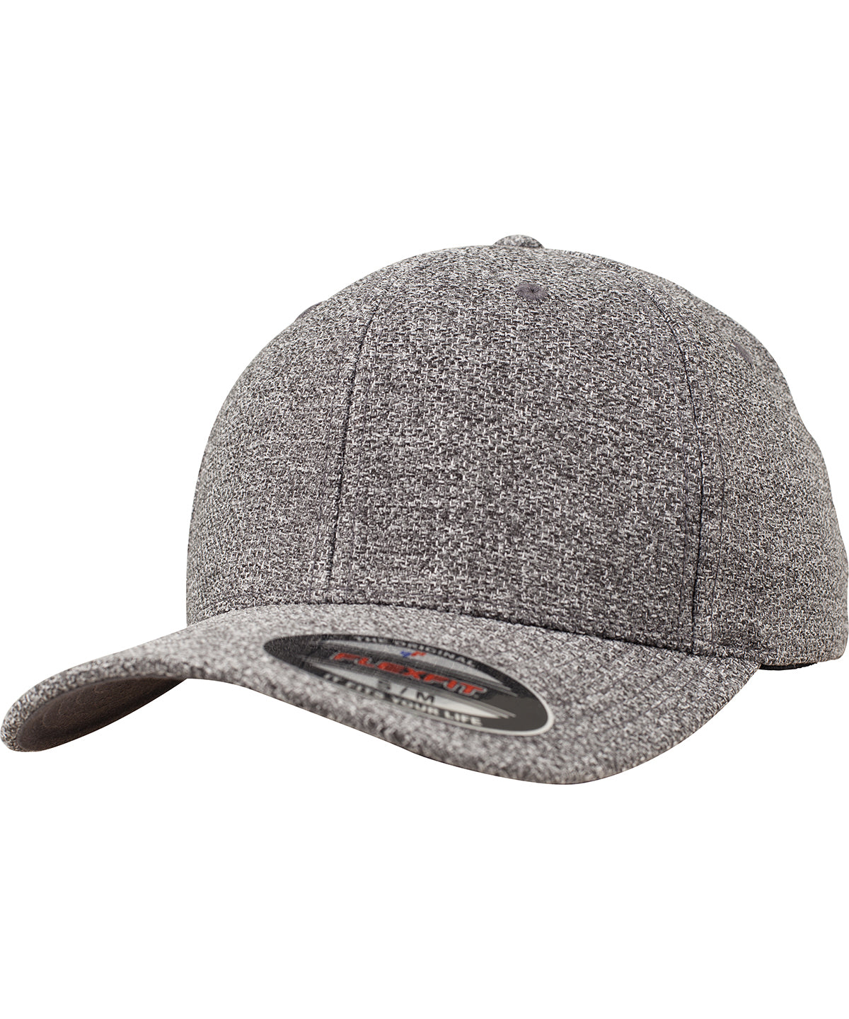 Dark Heather Grey - Flexfit melange cap (6355)