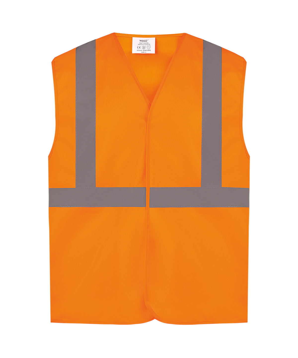 Orange - Hi-vis railway waistcoat class 2 (HVW118PE)