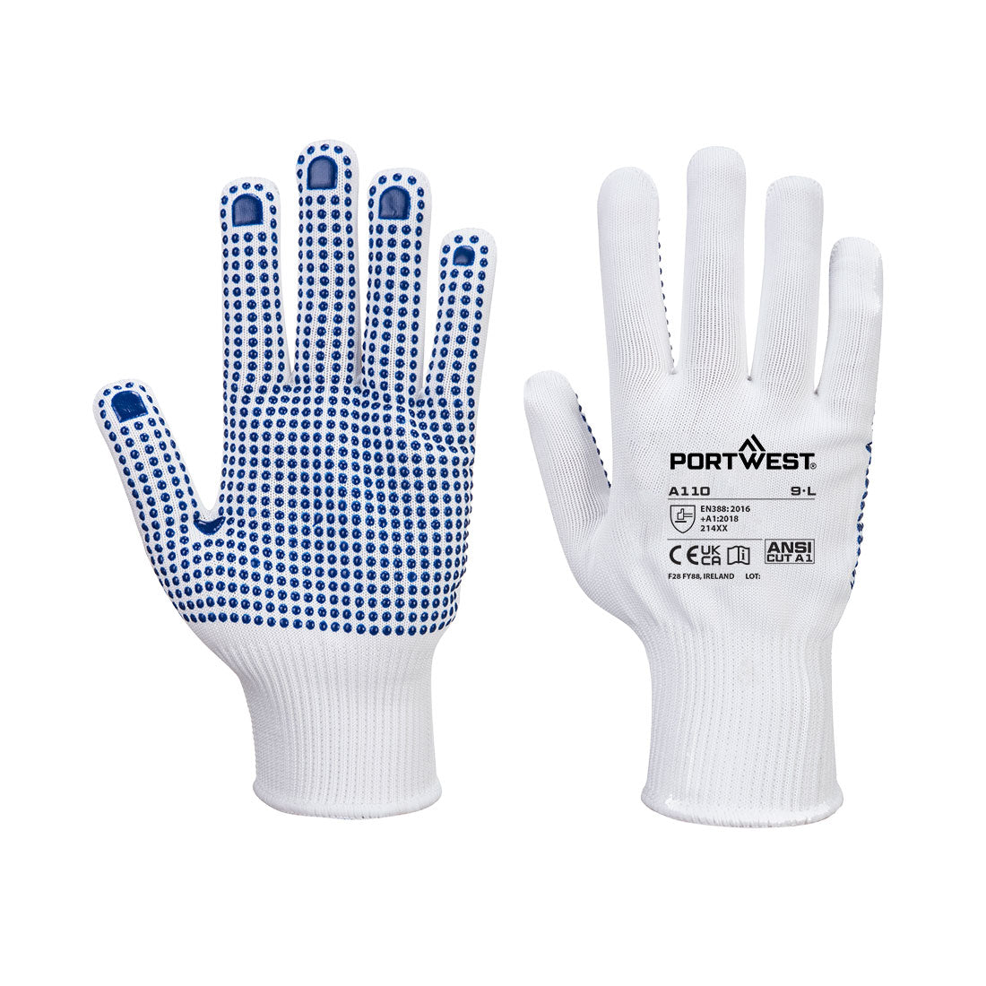 Grip 13 PVC Dotted Glove (Pack Of 12 Pairs)