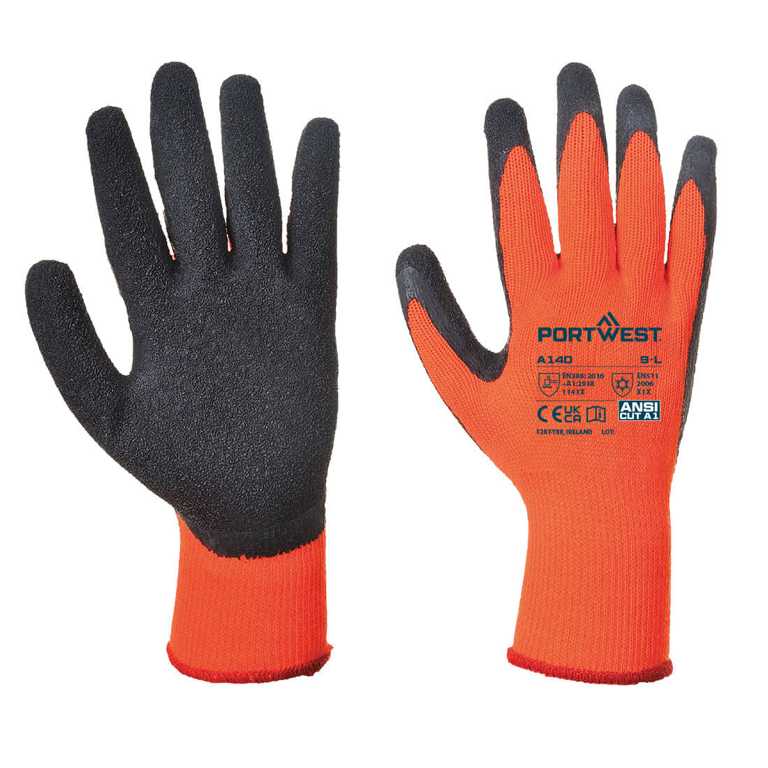 Cold 10 Latex Crinkle Glove (Pack Of 12 Pairs)
