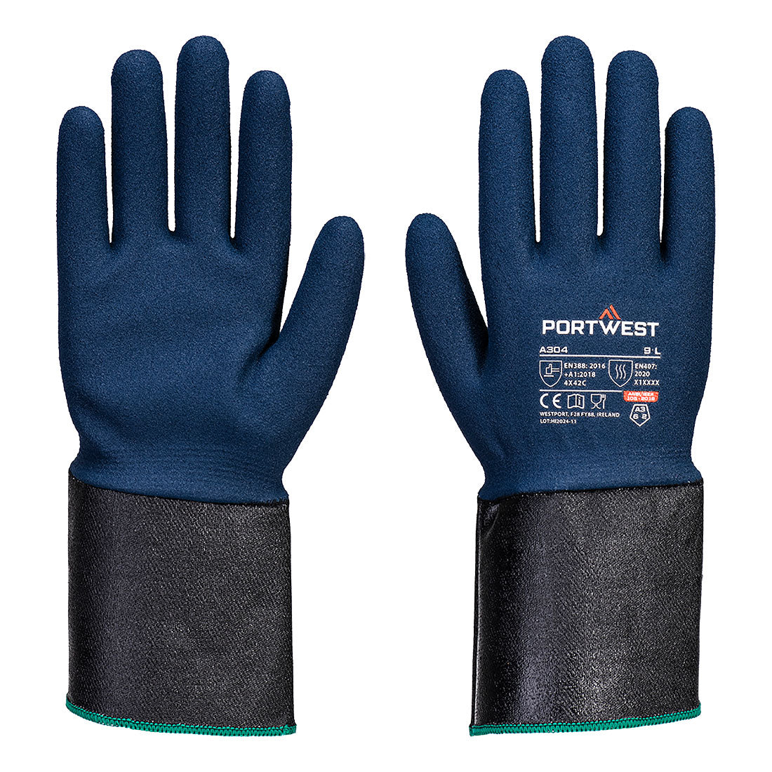 Grip C13 Nitrile Foam Extend Cuff Glove (A304)