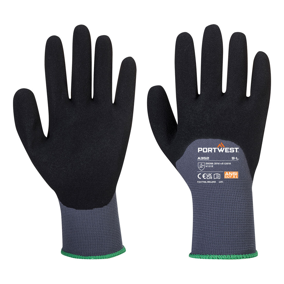 Grip 15 Nitrile Sandy 3/4 Palm Glove (Pack Of 12 Pairs)