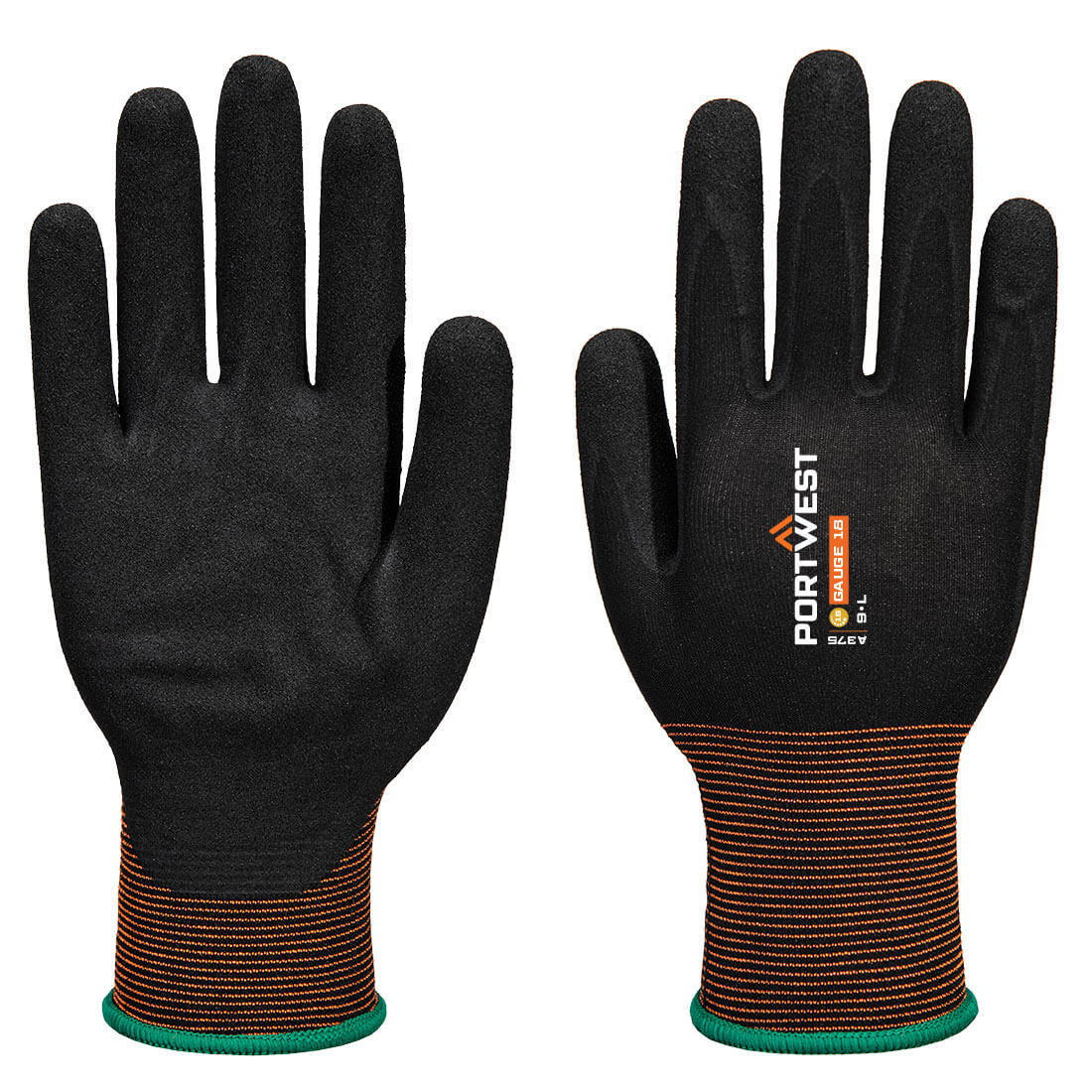 GP Grip 18 Nitrile Smooth/Sandy Glove (A375)