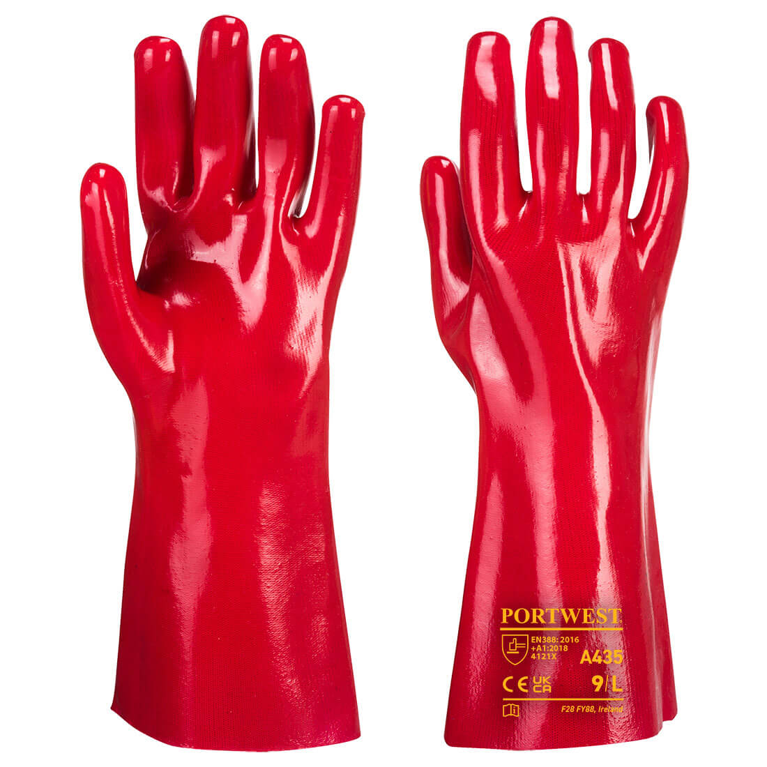 Grip 12 PVC Gauntlet 35cm (Pack Of 12 Pairs)