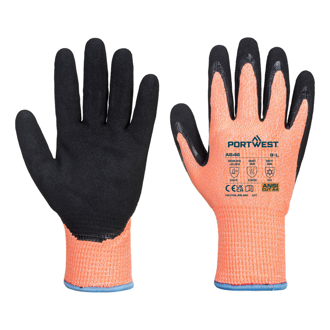 Cold D13 Nitrile Viz-Tex Cut Glove (A646)