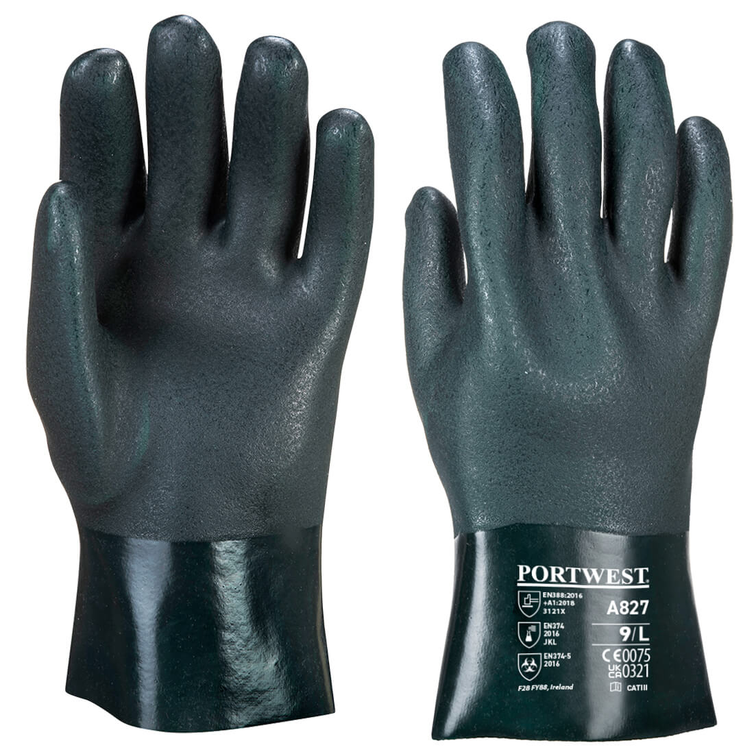 Chem 270 PVC Double Dipped Gauntlet (A827)