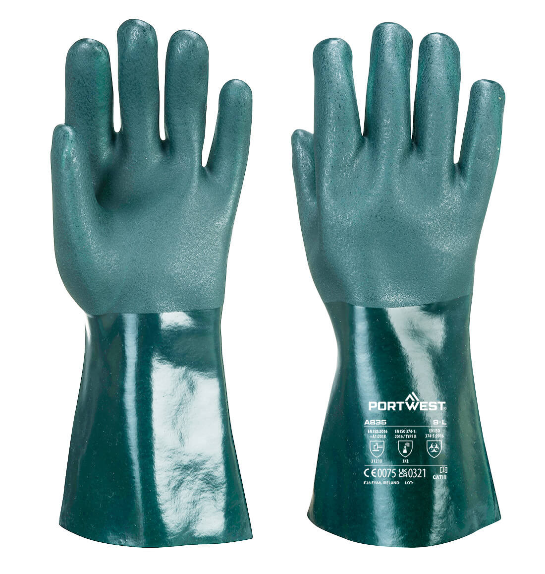 Chem 350 PVC Double Dipped Gauntlet (A835)