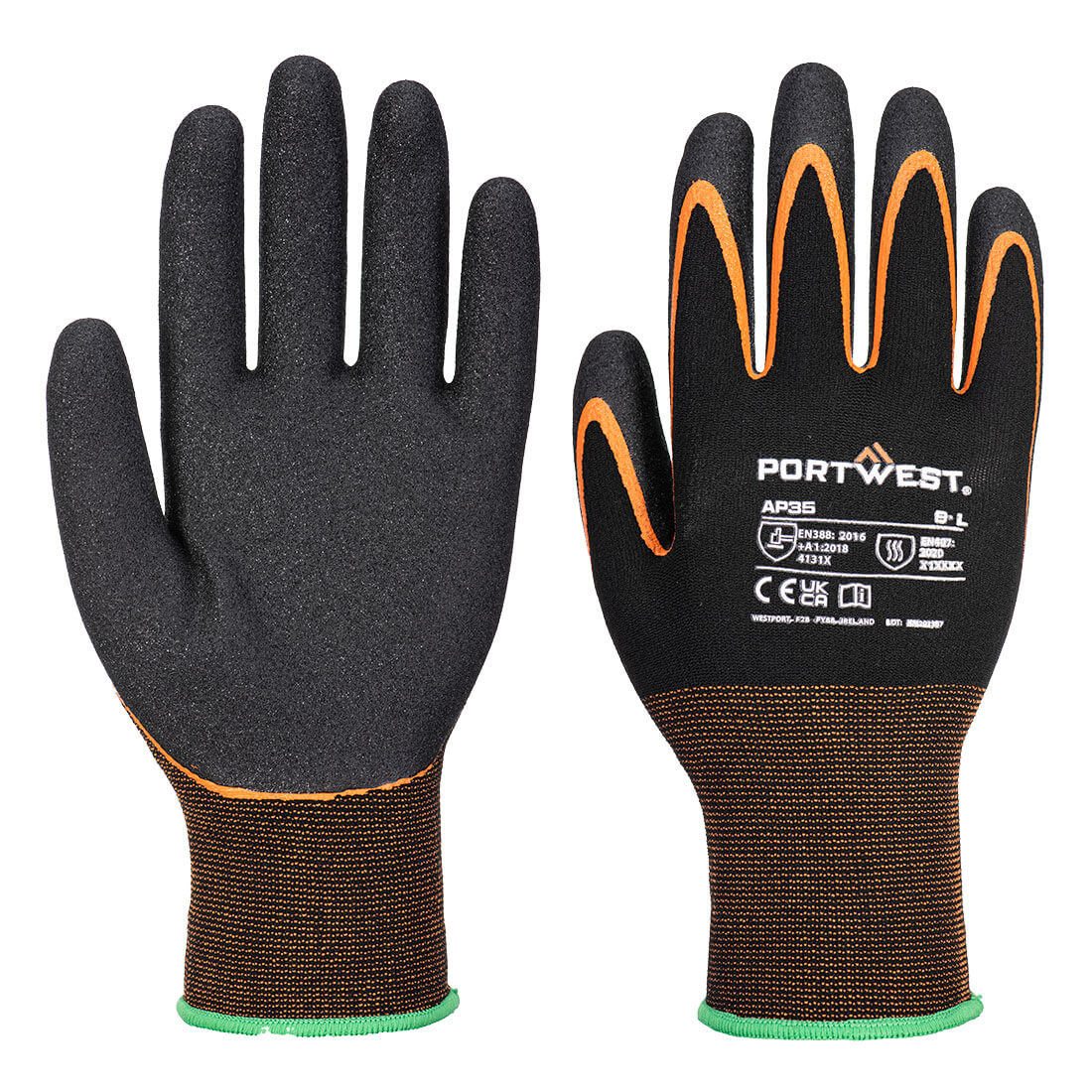 Grip 15 Nitrile Double Palm Glove (AP35)
