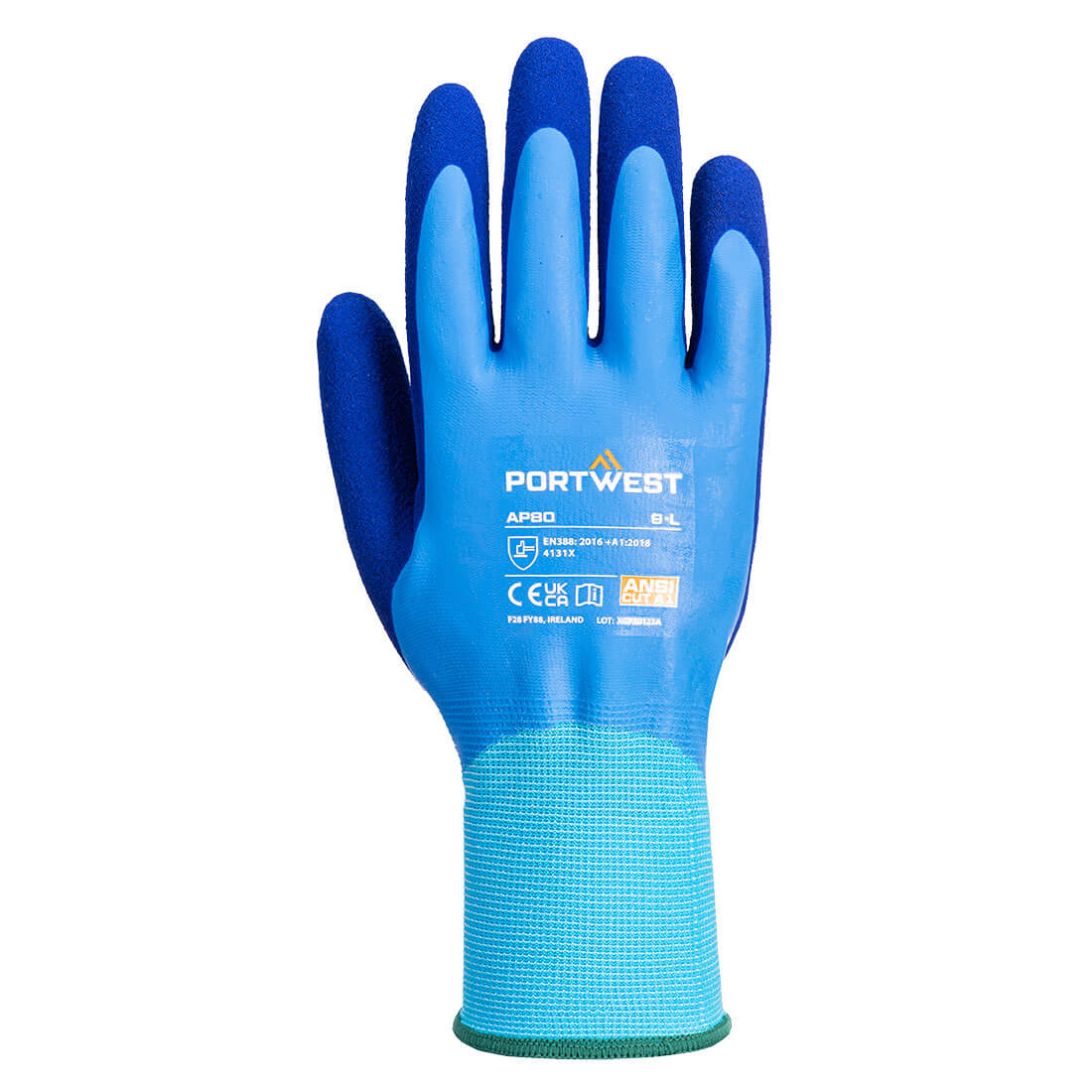 Grip 13 Latex Foam Aqua Glove (AP80)