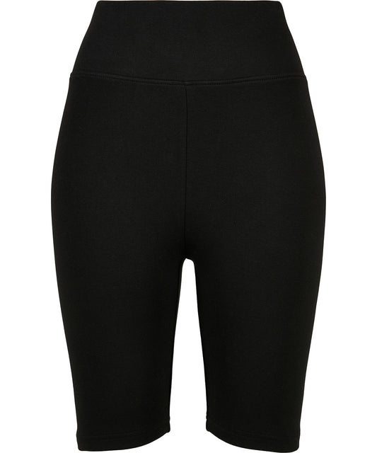 Black - Women's high waist cycle shorts