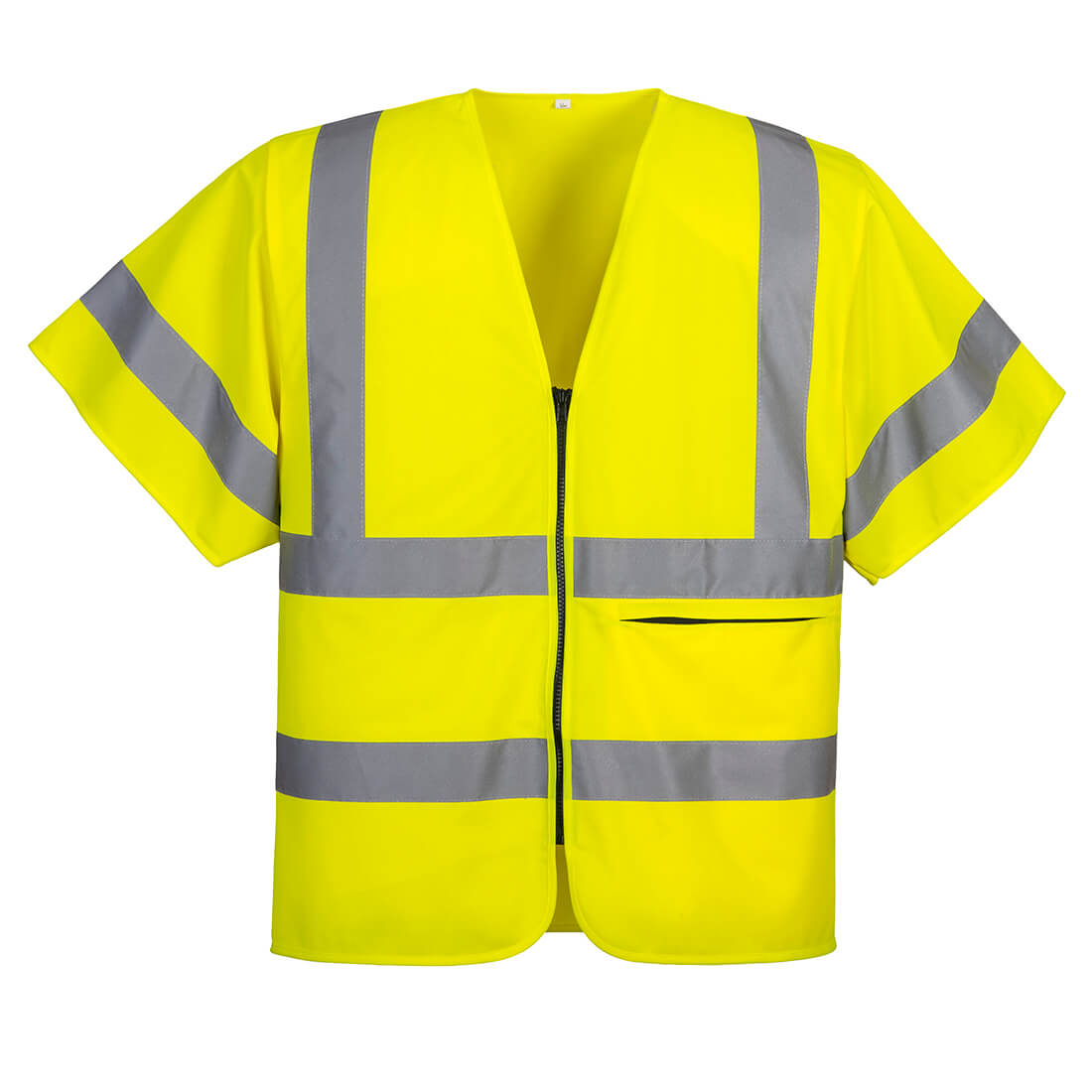 Hi-Vis Band and Brace Zip Vest S/S (C372)
