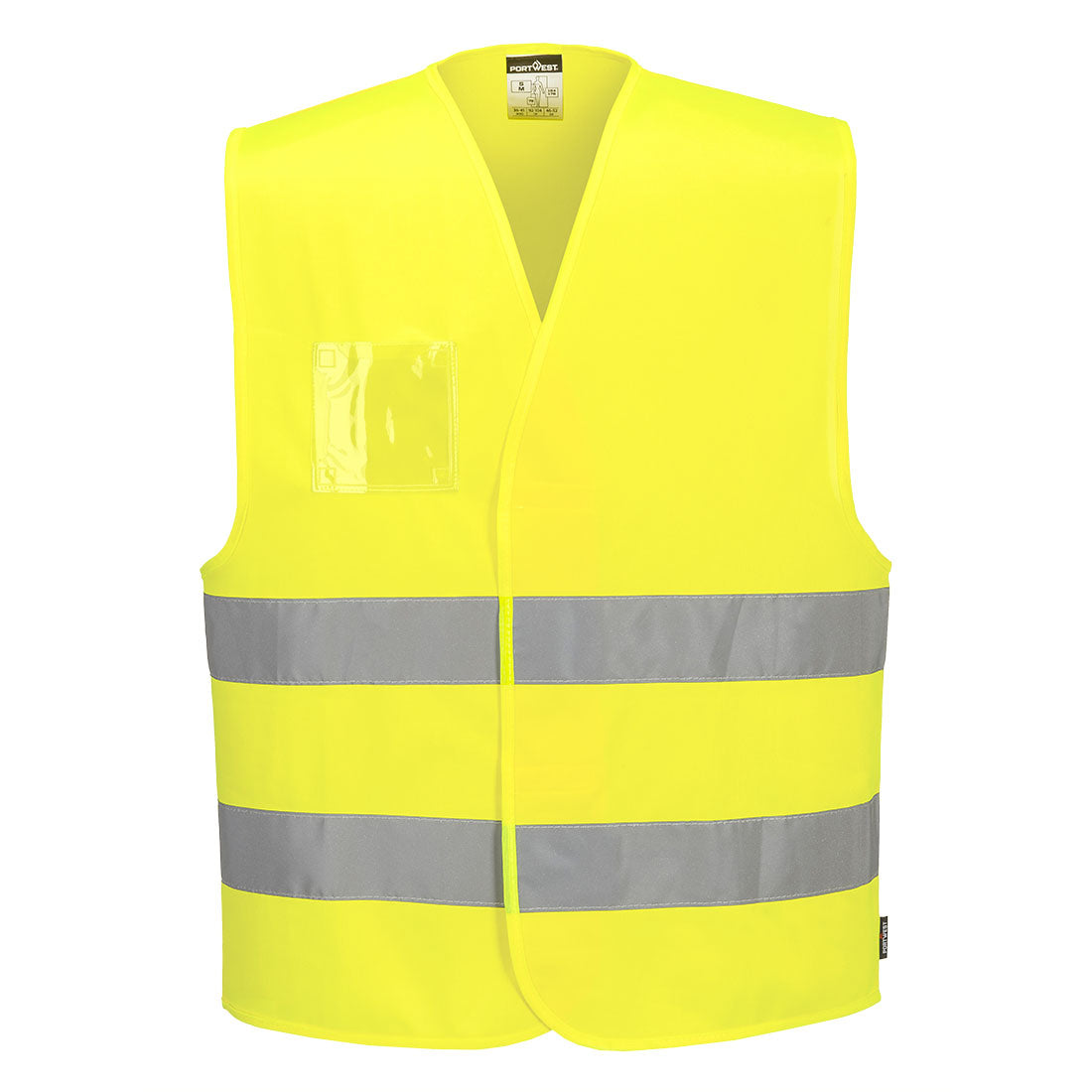 Hi-Vis Two Band Dual ID Holder Vest (C475)