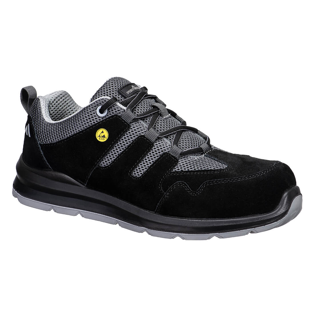 Composite Cow Suede Leather Trainer S1 ESD SR FO (FE07)
