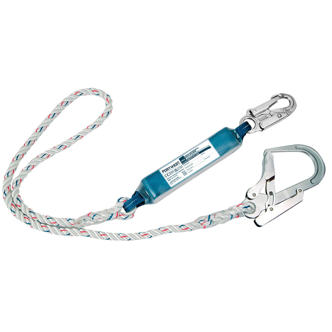 Single 1.8m Lanyard With Shock Absorber (FP23)