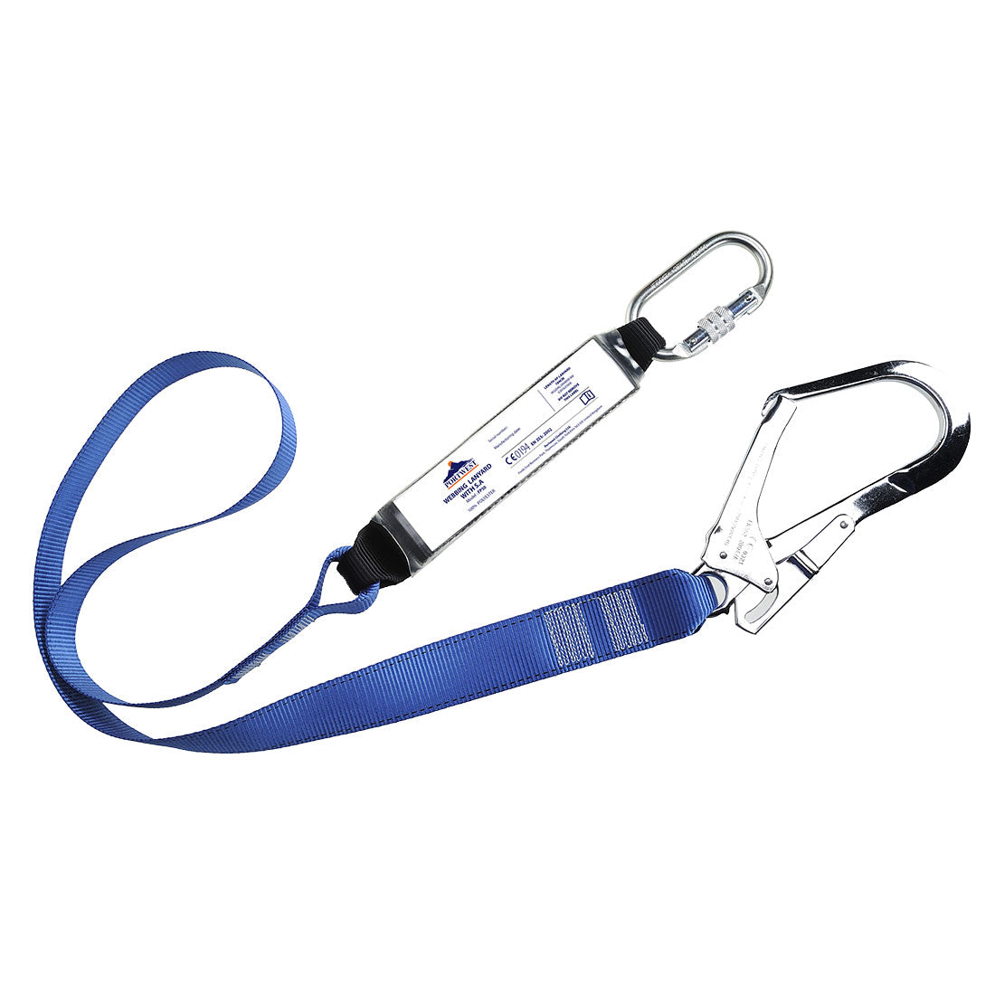 Single Webbing 1.8m Lanyard With Shock Absorber (FP50)