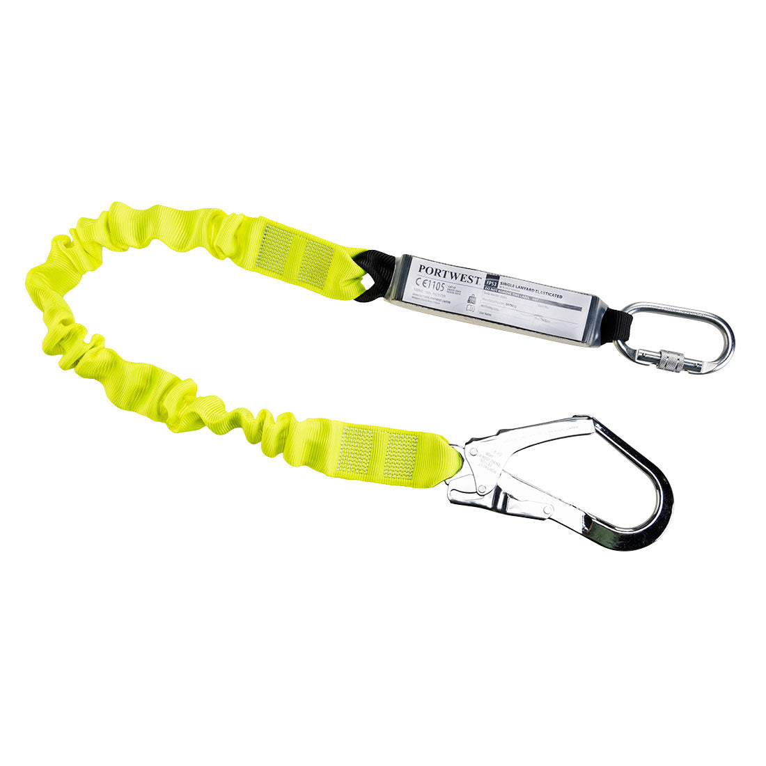 Single Elasticated 1.8m Lanyard With Shock Absorber (FP53)