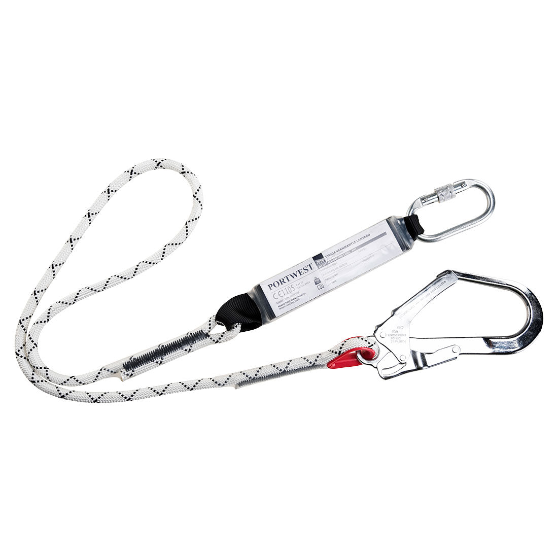Single Kernmantle 1.8m Lanyard With Shock Absorber (FP56)