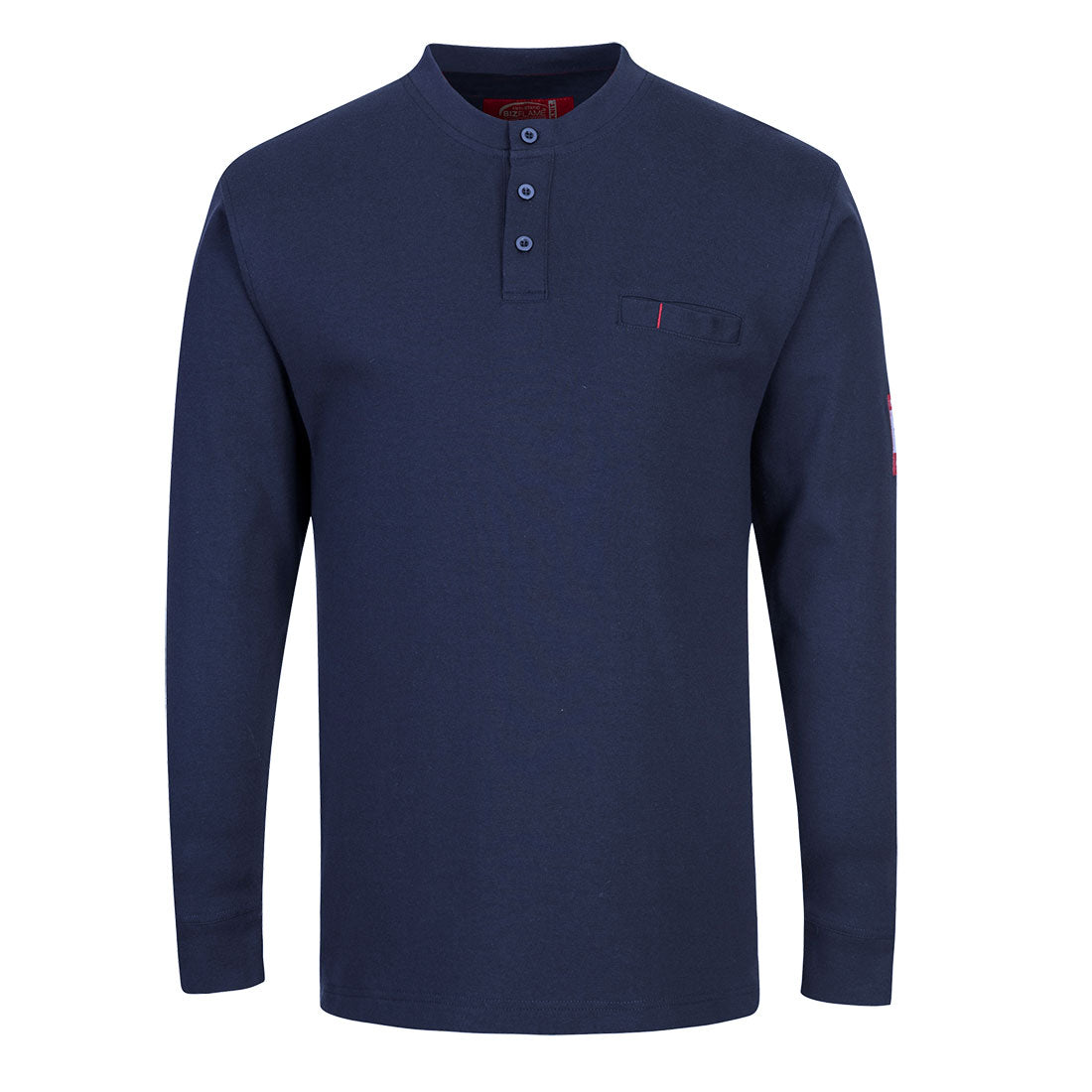 Bizflame Knit FR Long Sleeve Henley (FR32)