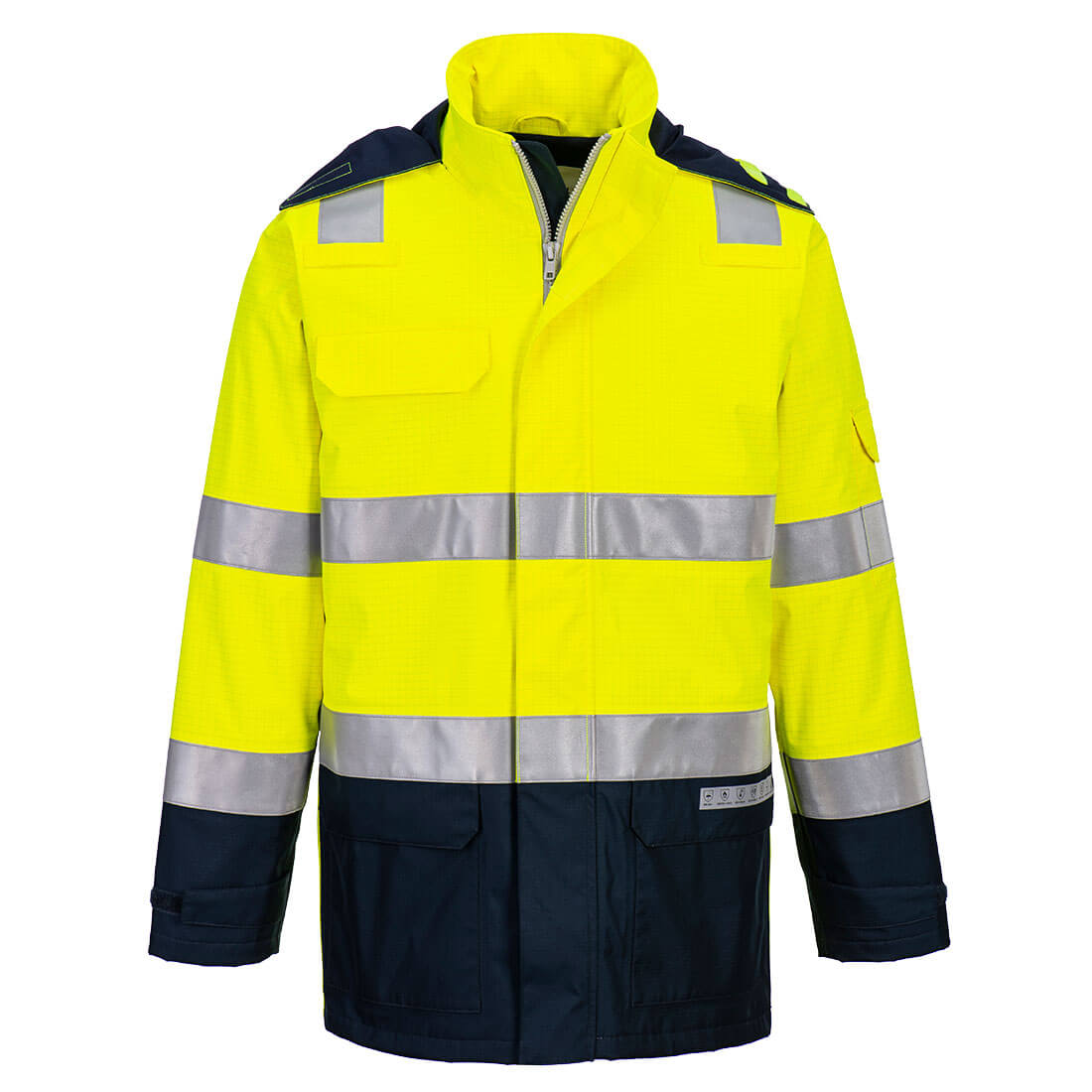 Bizflame Rain+ Hi-Vis Multi-Norm Contrast FR Jacket (FR605)