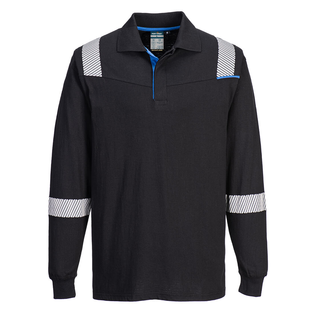 WX3 Modaflame Knit FR Long Sleeve Polo Shirt (FR711)