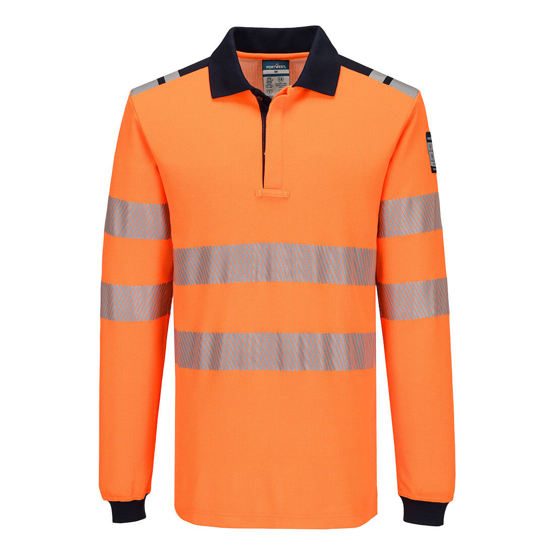 PW3 Modaflame Knit HVO FR Long Sleeve Polo Shirt (FR734)
