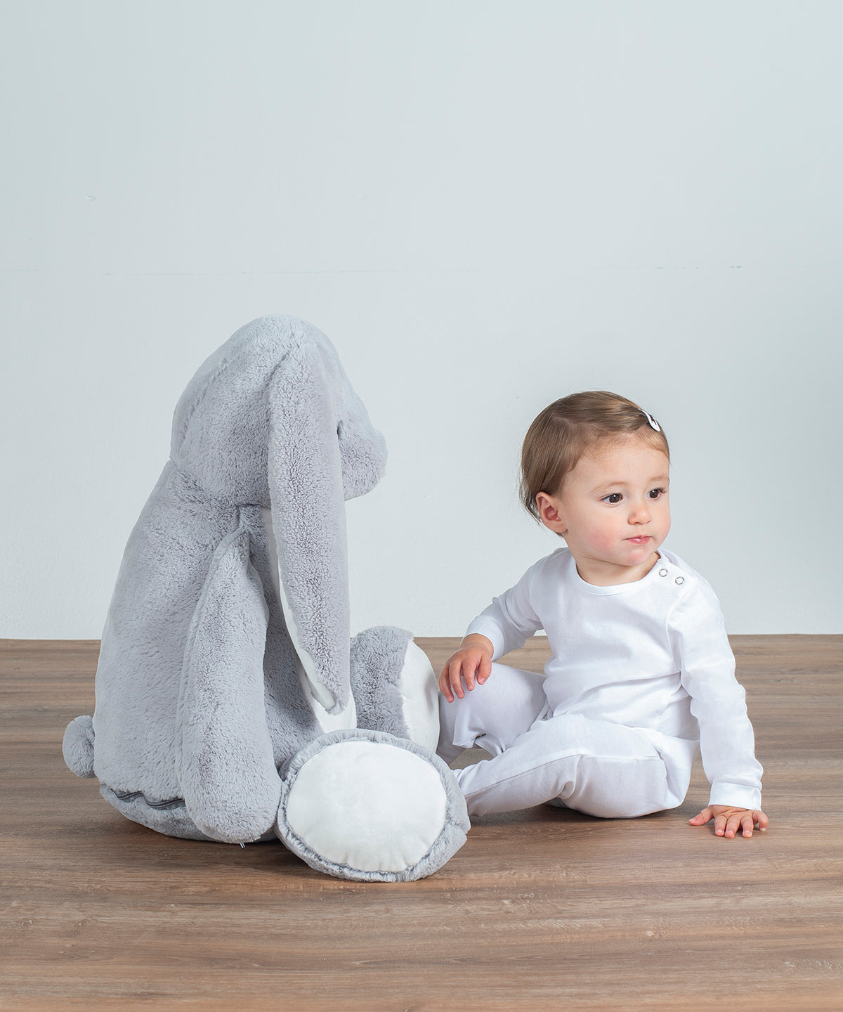 Grey - Giant zippie bunny
