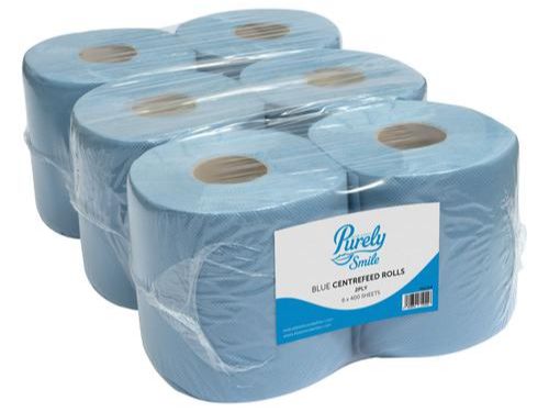 Blue 2 Ply 150M Centrefeed (Case/6)