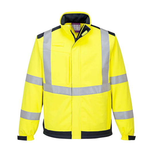 Modaflame Softshell Hi-Vis Multi-Norm FR Jacket (MV72)
