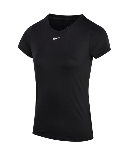 Black/White - Women’s Nike One Dri-FIT short sleeve slim top