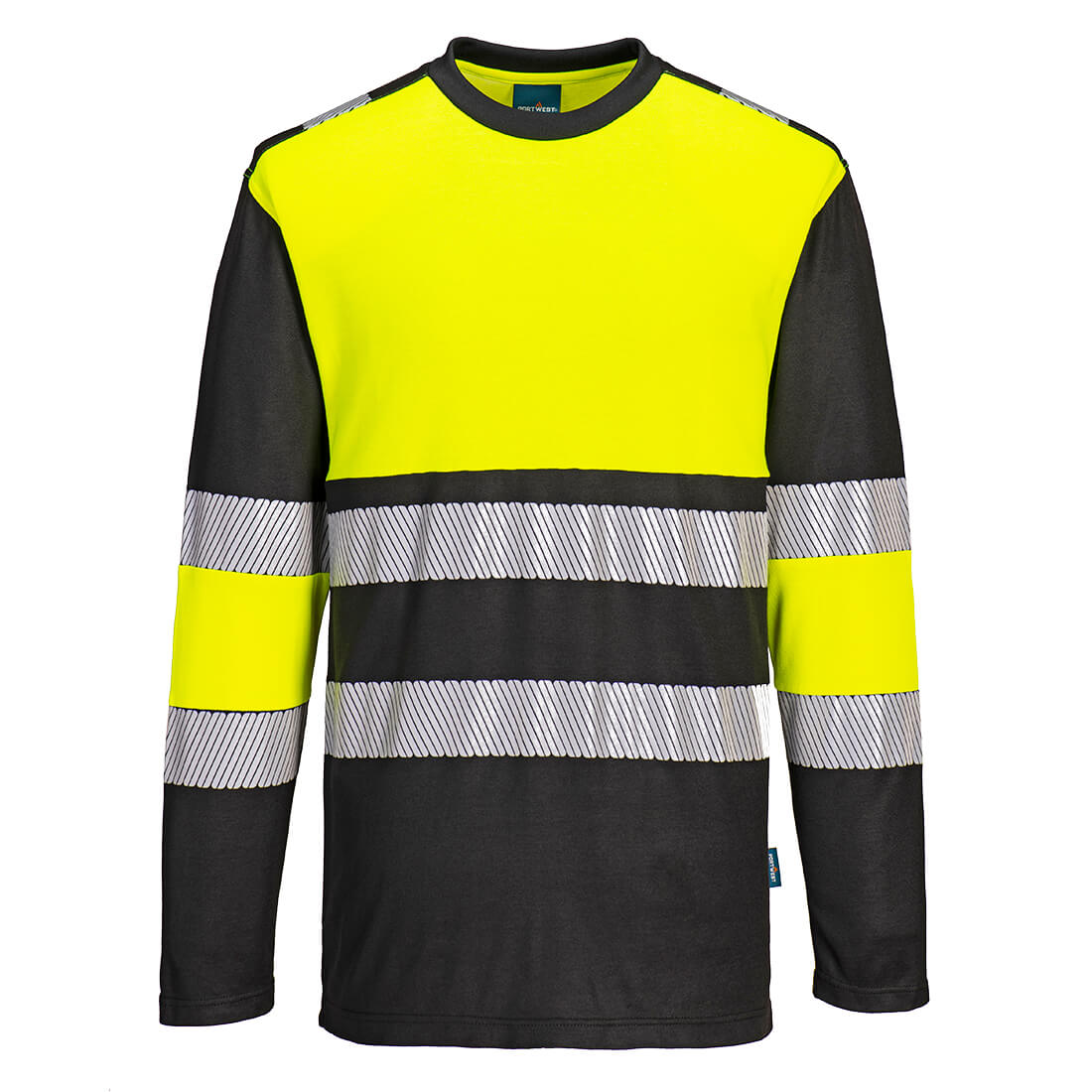 PW3 Hi-Vis Cotton Comfort Class 1 T-Shirt L/S (PW312)