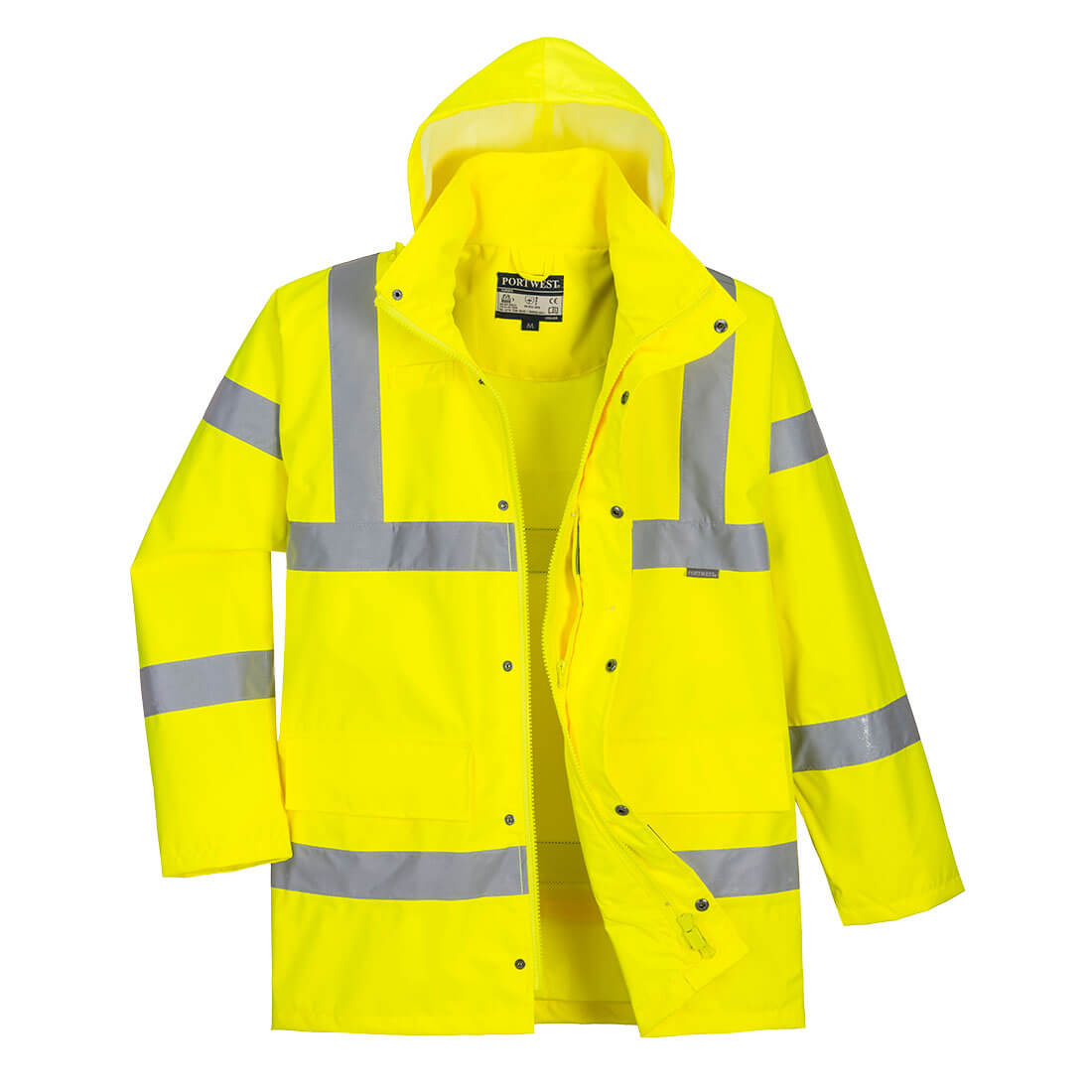 Hi-Vis Breathable Rain Traffic Jacket (RT60)