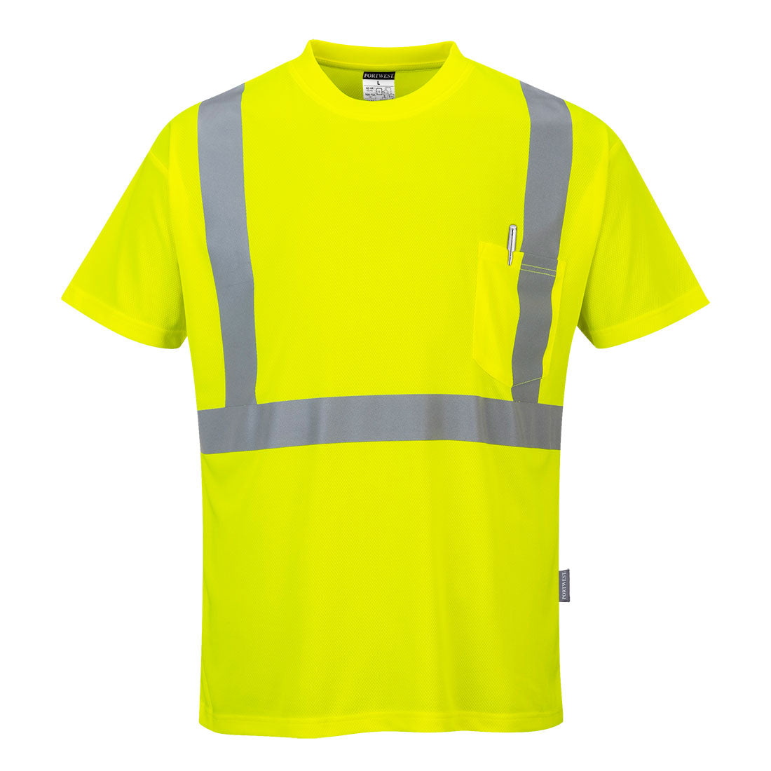 Hi-Vis Pocket T-Shirt S/S (S190)