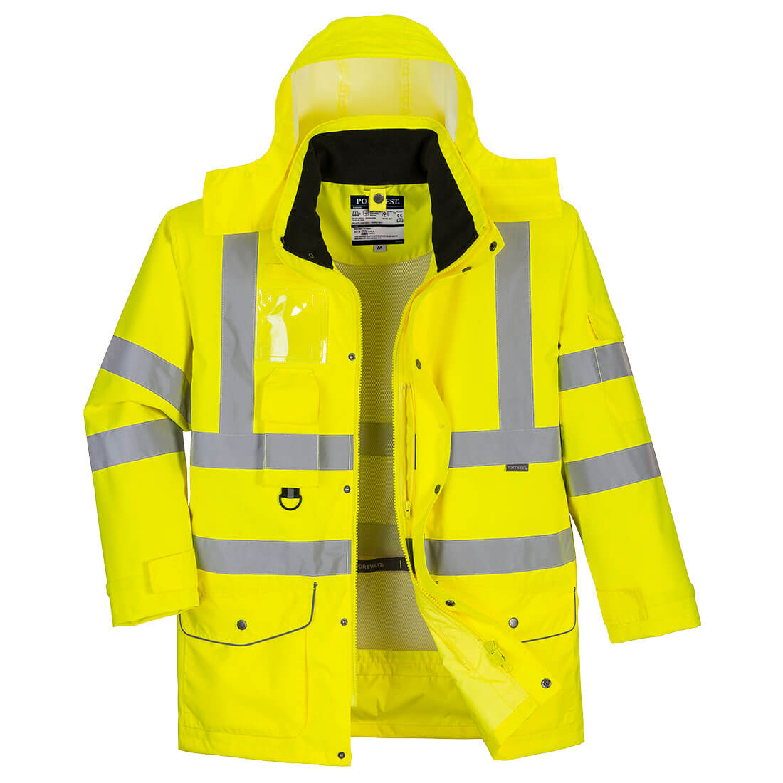 Hi-Vis Breathable 7-in-1 Traffic Jacket (S427)