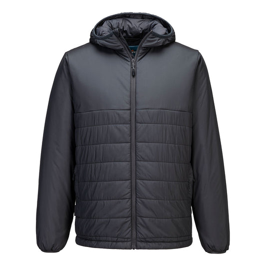 Professional Hooded Insulated Baffle Jacket (S608)