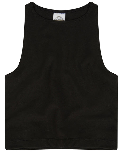 Black - Kids cropped top