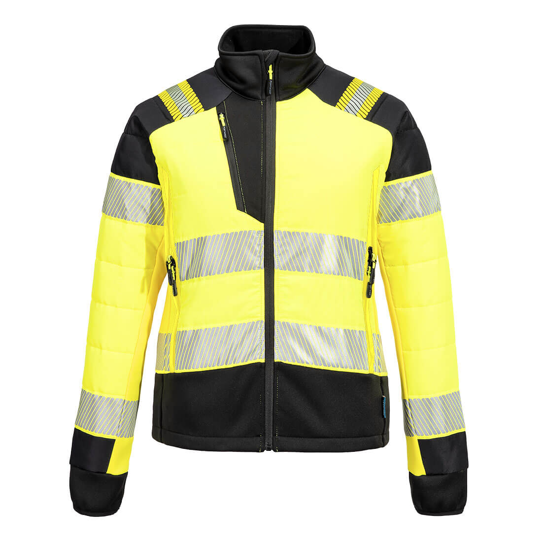 PW3 Hi-Vis Women's Hybrid Baffle Jacket (T171)