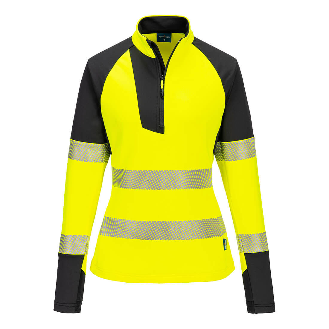 PW3 Hi-Vis Women's 1/4 Zip Sweatshirt (T173)