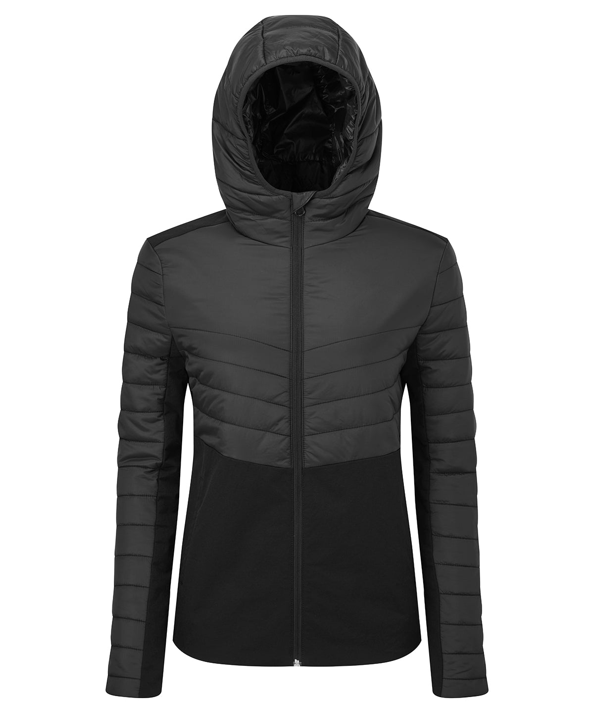 Black - Women's TriDri® insulated hybrid jacket