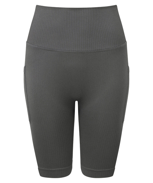 Women's TriDri® ribbed seamless 3D fit" cycle shorts"