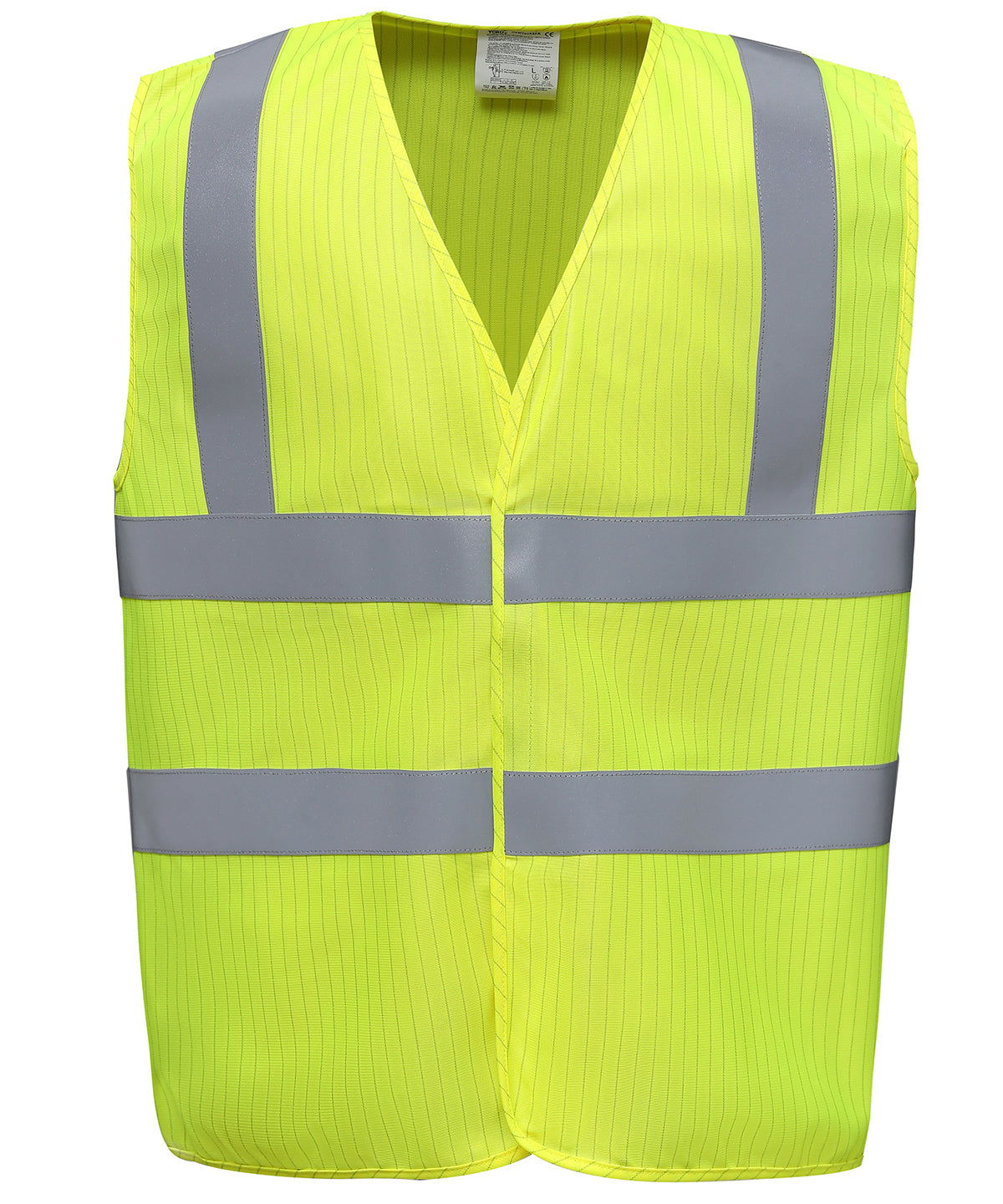 Yellow - Hi-vis flame-retardant anti-static waistcoat (HVW100ASFR)