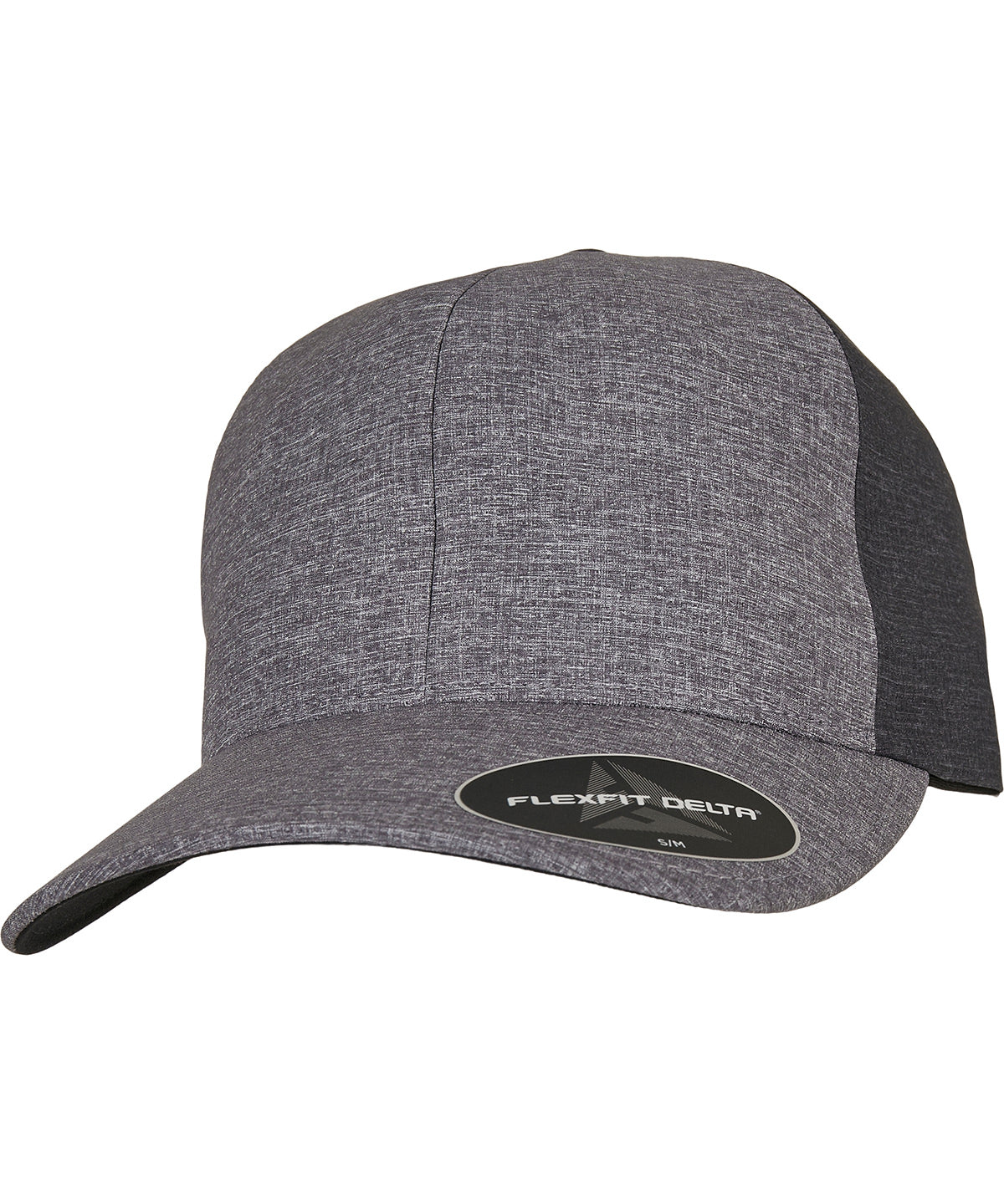 Melange Blue /Melange Charcoal - Flexfit Delta® carbon 2-tone cap (180T)