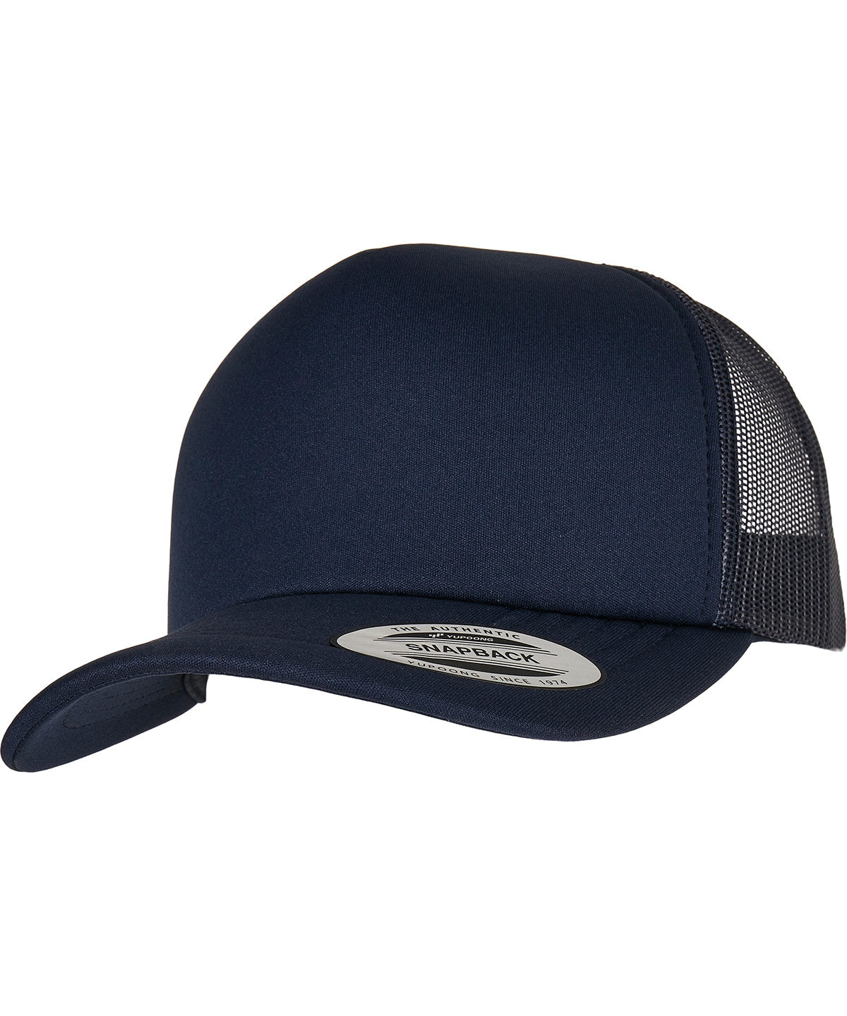 Navy - YP Classics® classic curved visor foam trucker cap (6320)