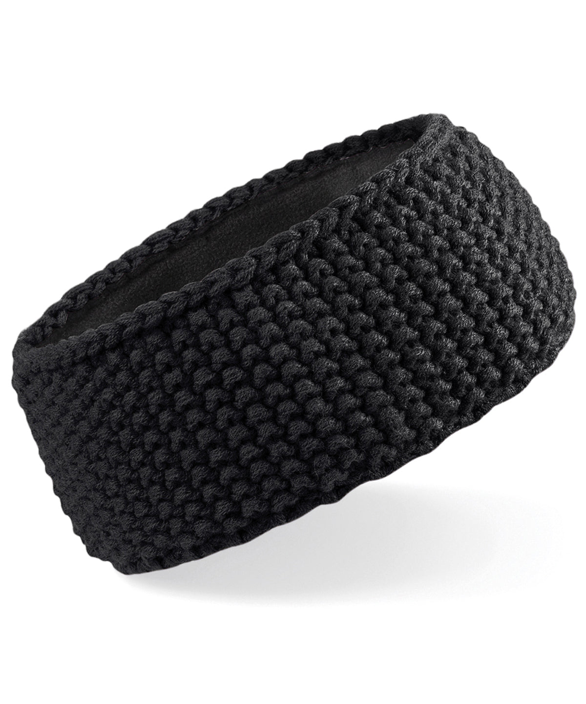 Black - Slopeside waffle headband