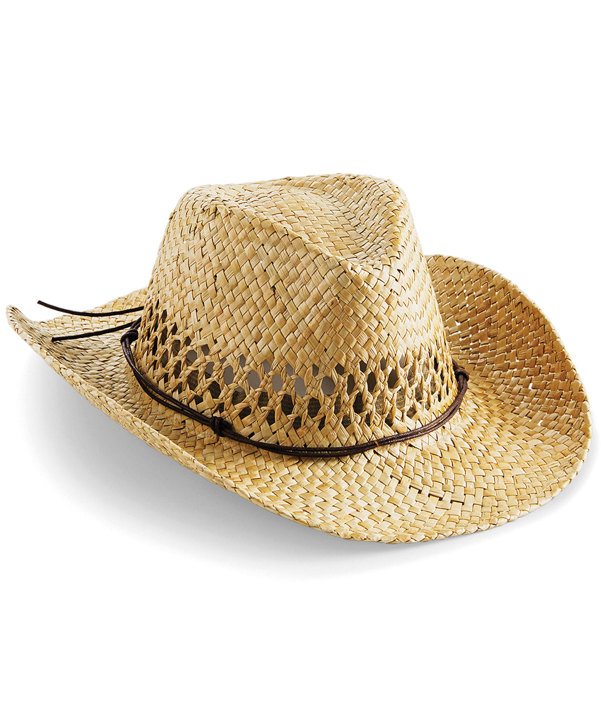 Natural - Straw cowboy hat