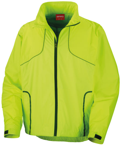 Neon Lime - Spiro Crosslite trail and track jacket