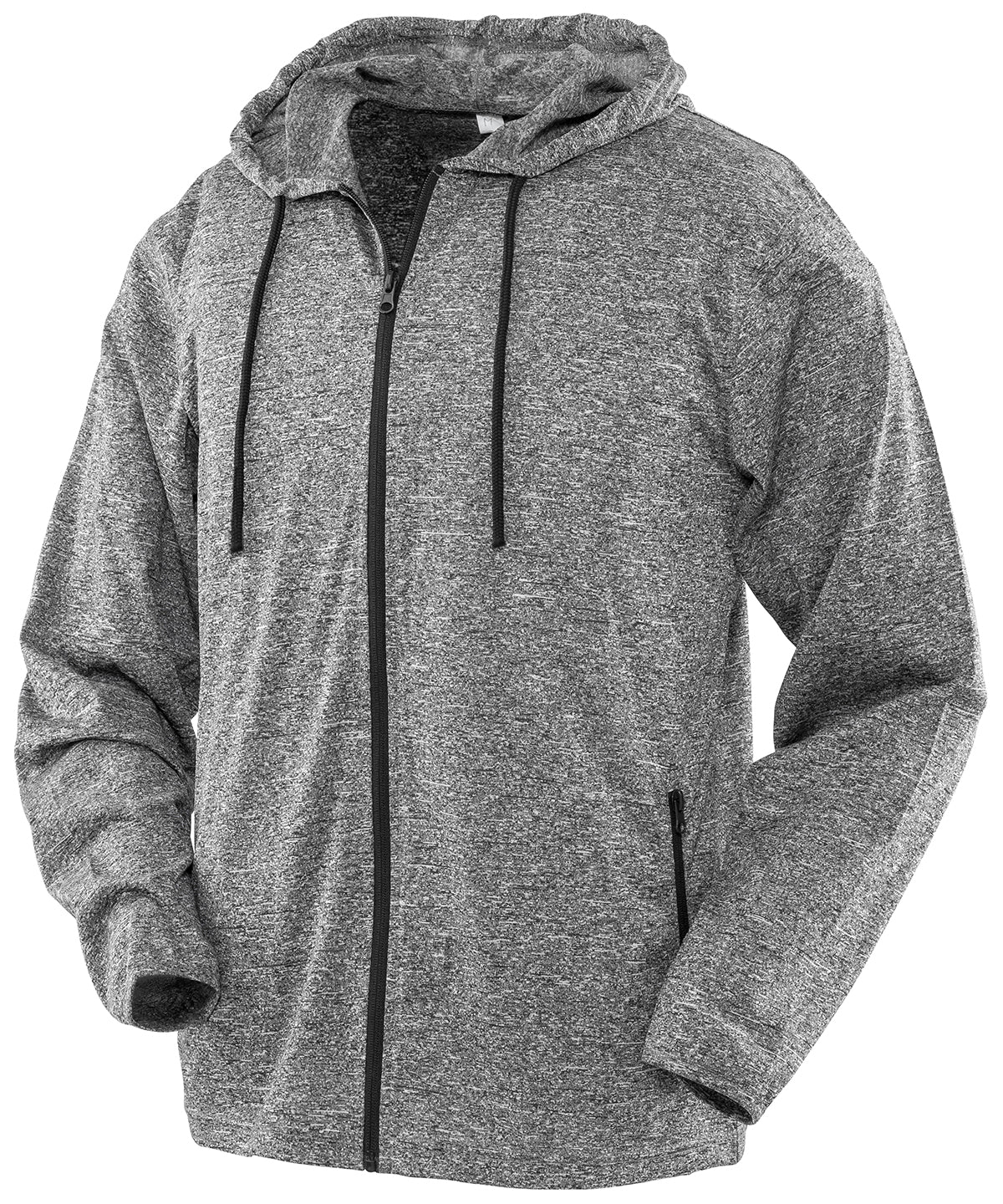 Marl Grey - Hooded tee jacket
