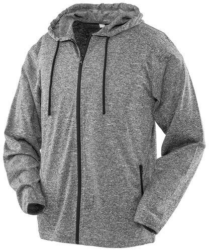 Marl Grey - Hooded tee jacket