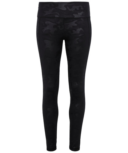 Black Camo - Women's TriDri® performance camo leggings full-length